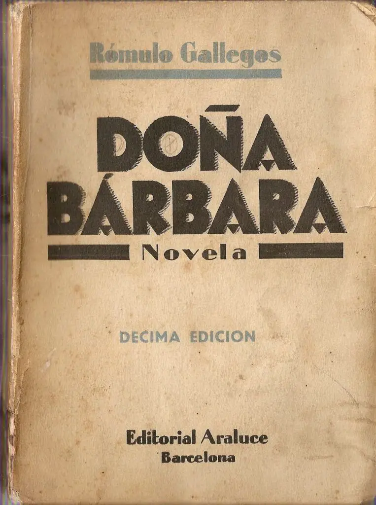 Libro Doña Bárbara 